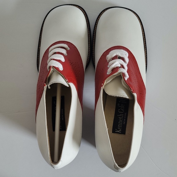 Kenneth Cole Vintage Spectator Heeled shoe Size 9 - Picture 7 of 11